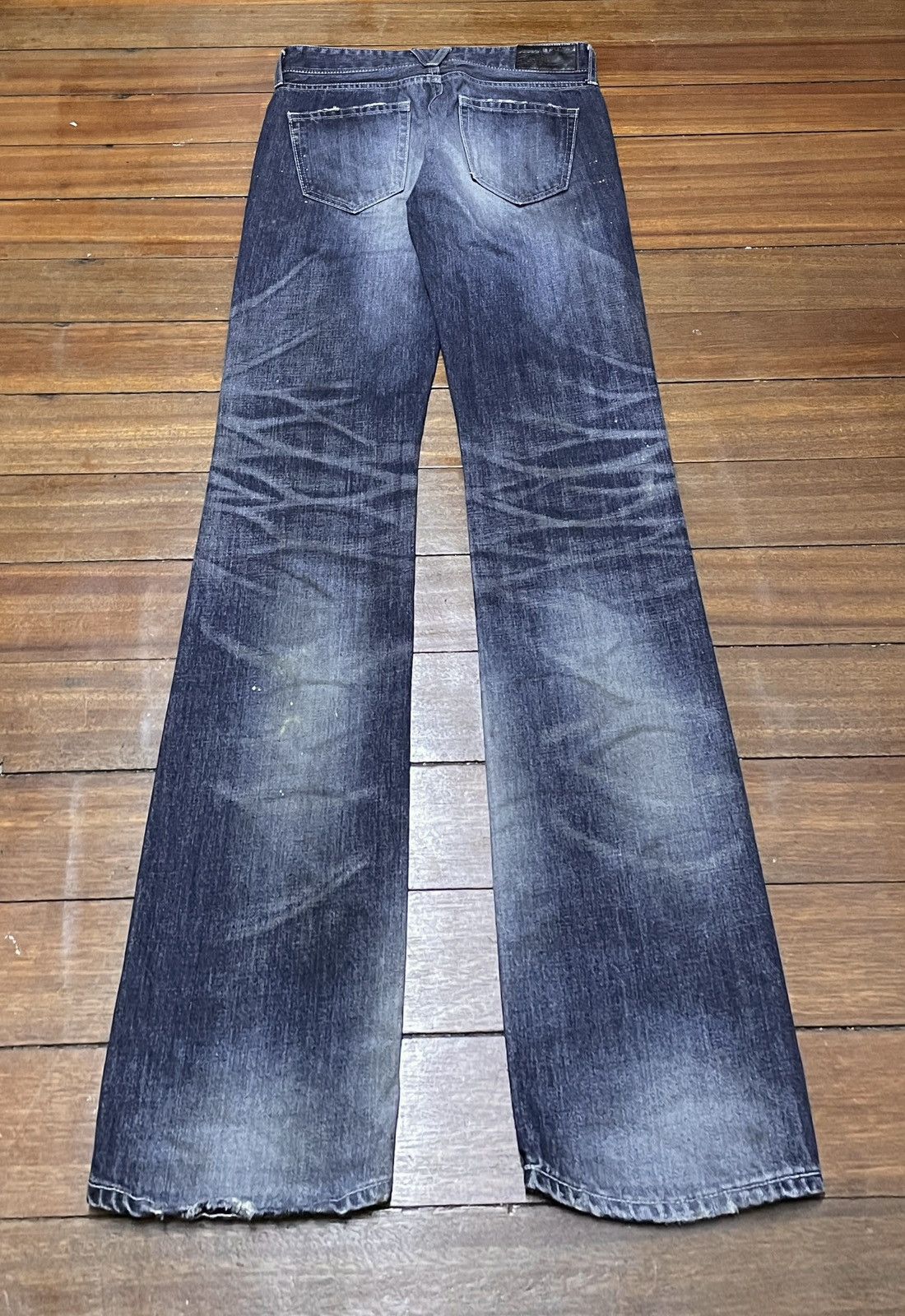 Le Grande Bleu (L.G.B.) Very Rare Vintage Vanquish X Murder License Jeans 1990s Size US 30 / EU 46 - 2 Thumbnail