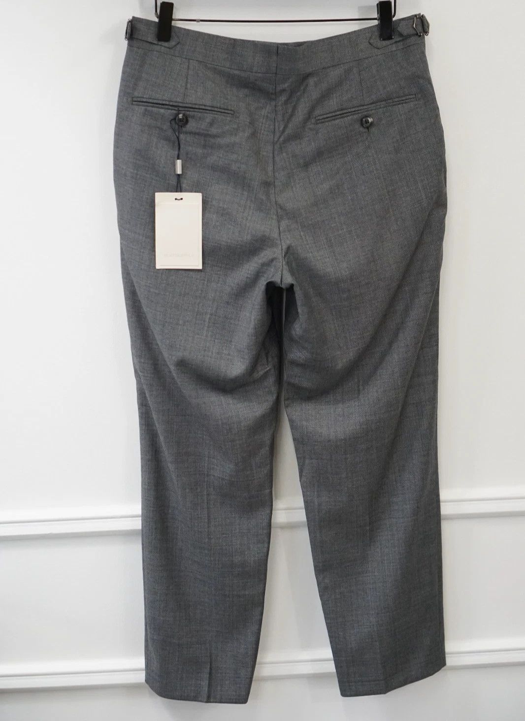 Suitsupply Men Suitsupply Pants Grey Wool Brescia Size 23 UK/US36S Size 36S - 2 Thumbnail