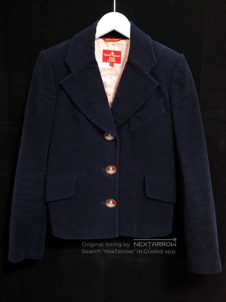Vivienne Westwood Vivienne Westwood Velvet Blazer Coat . Size US M / EU 48-50 / 2 - 4 Thumbnail