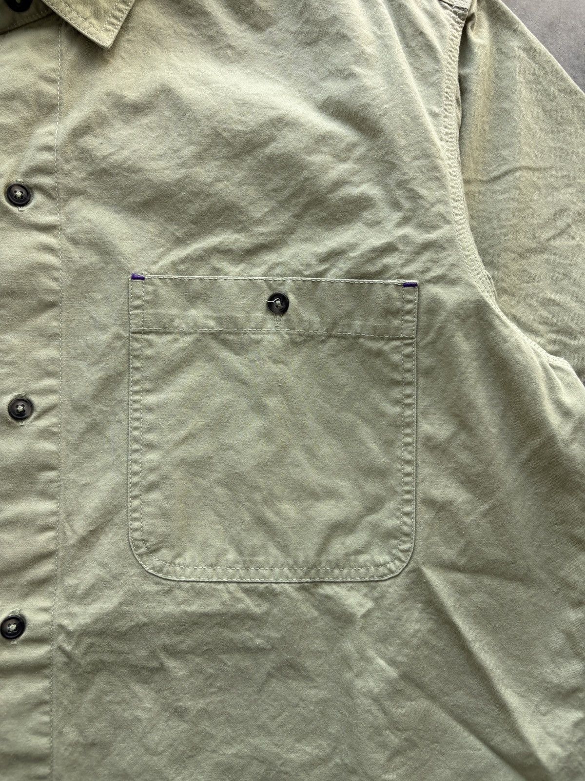 Patagonia Vintage 2001 Patagonia Short Sleeve Button Up Shirt Size US XL / EU 56 / 4 - 3 Thumbnail