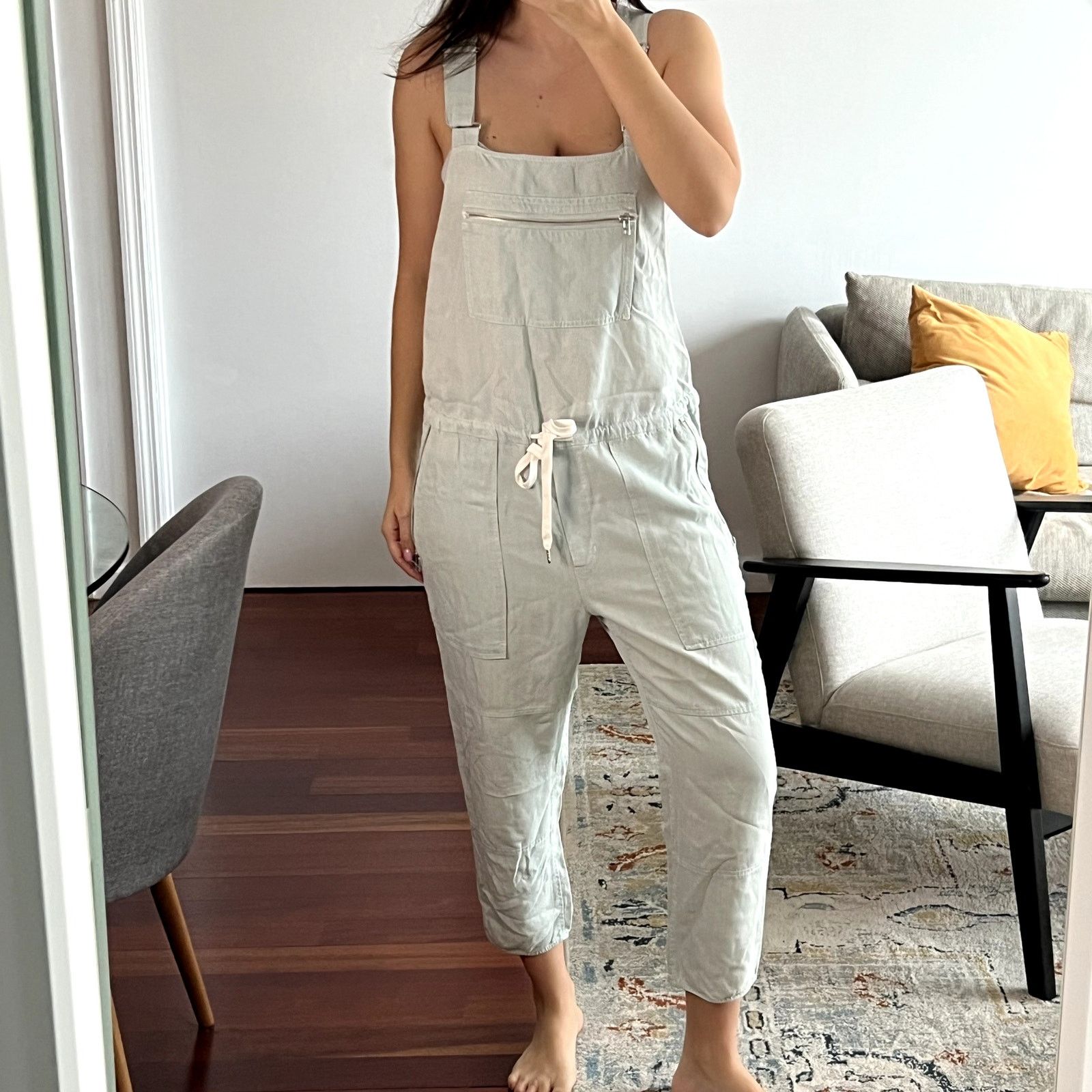 Aritzia Aritzia Wilfred Valletta Moto Overall Pants Jumpsuit Size 26" / US 2 / IT 38 - 1 Thumbnail