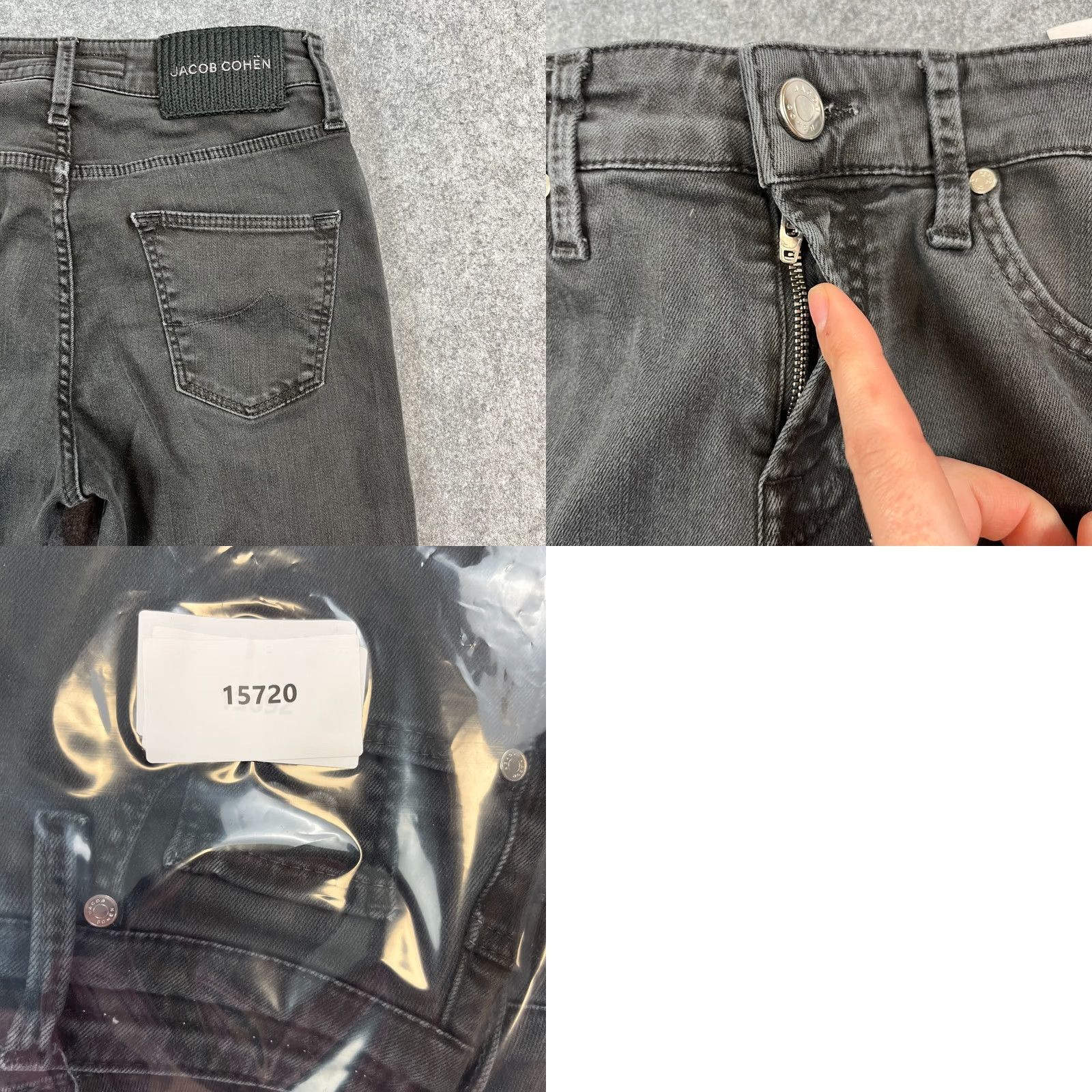 Jacob Cohen Jacob Cohen Womens Jeans Slim Skinny 28 30 UK 8 Grey Stretch Italian Designer Denim Jeans Slim Womens 8 Gray Fashion Vintage N/A Size 30" / US 8 / IT 44 - 9 Thumbnail