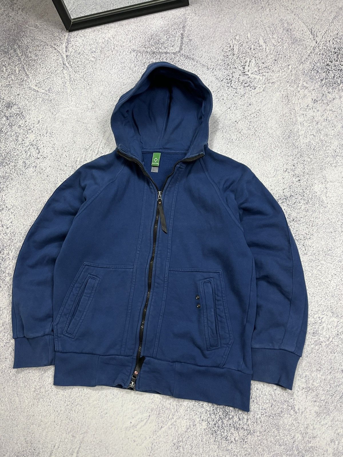 MA.STRUM × Vintage Vintage Ma.Strum Blue Zip Hoodie Size US S / EU 44-46 / 1 - 4 Thumbnail