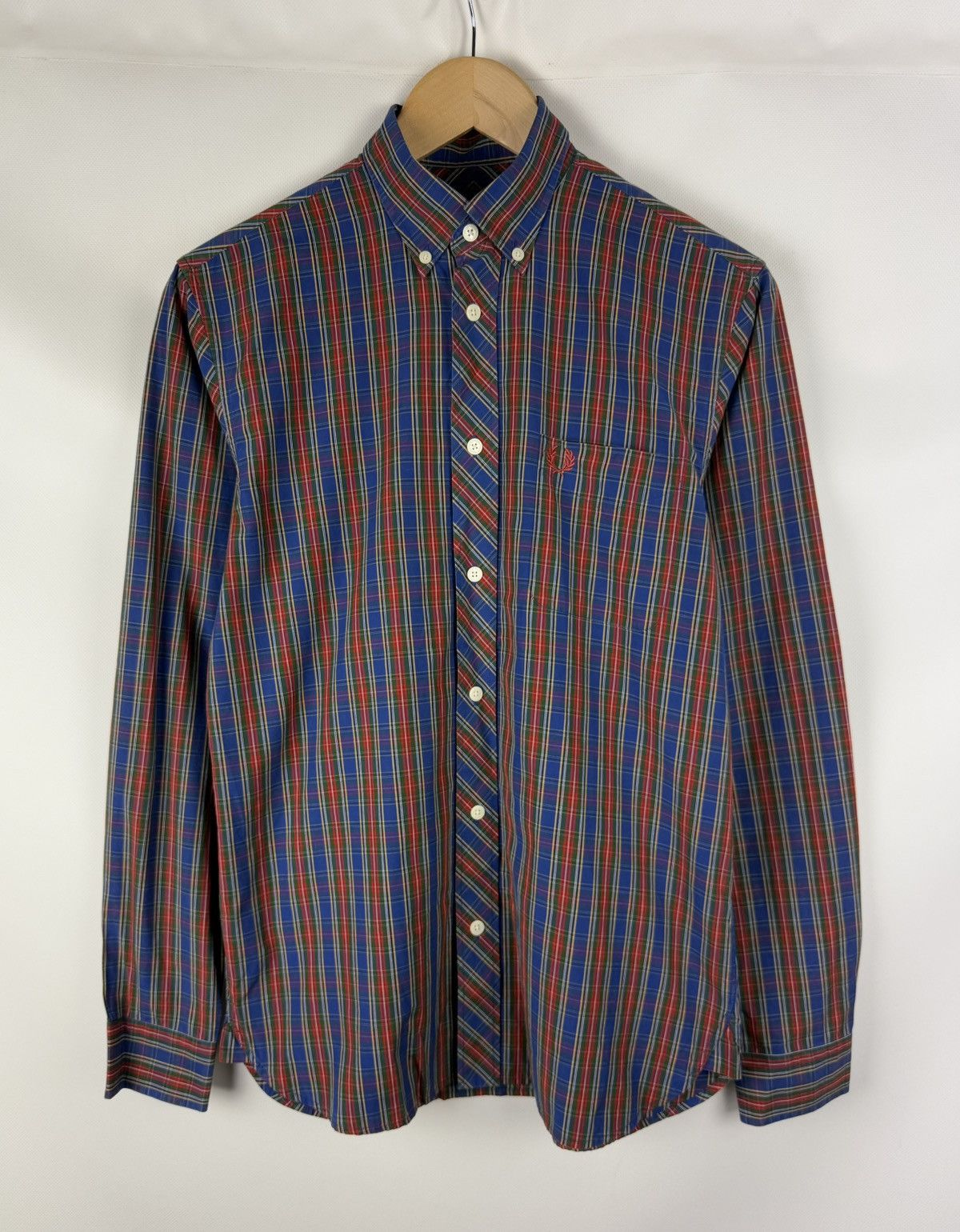 Fred Perry Fred Perry Casual Long Sleeve Checked Plaid Button Up Shirt Size US S / EU 44-46 / 1 - 1 Thumbnail