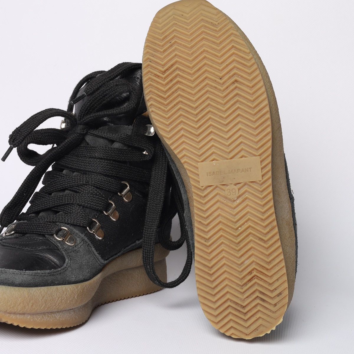 Isabel Marant × Isabel Marant Etoile Isabel Marant Leather Suede Brent Hiking Boots Winter Shoes Size US 9 / IT 39 - 10 Thumbnail