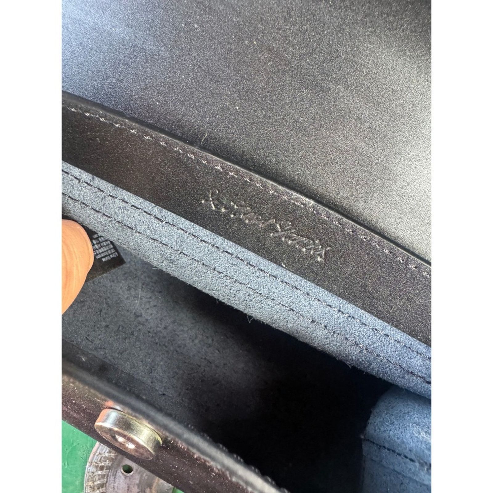 & Other Stories & Other Stories Structured Black Leather Buckle Bag Size ONE SIZE - 3 Thumbnail