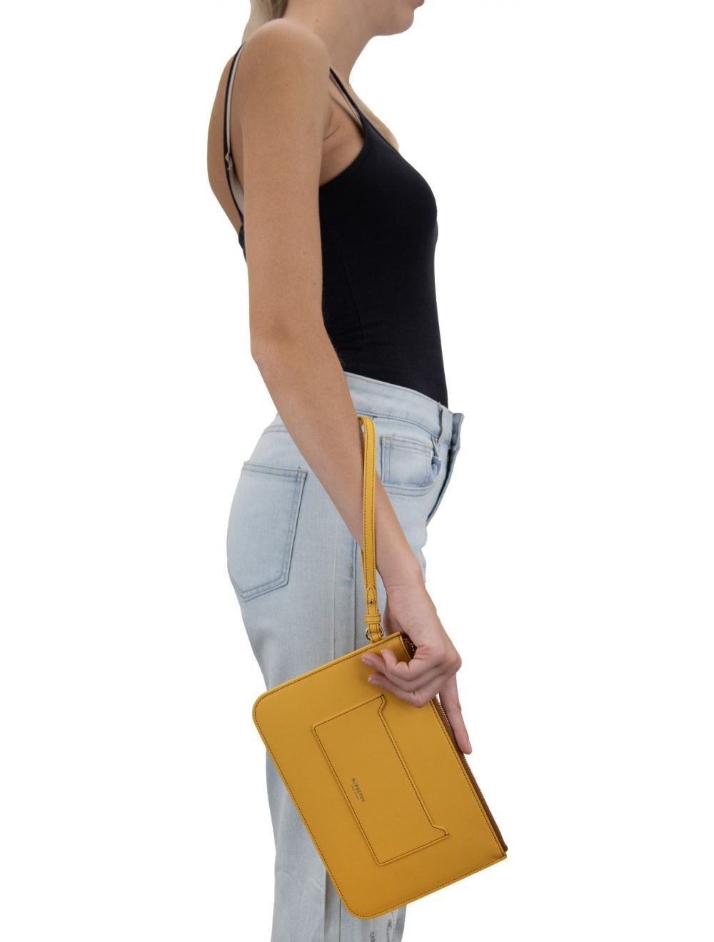 Burberry o1w1db10226 Size: OS / New Peyton Clutch In Yellow Size ONE SIZE - 4 Thumbnail