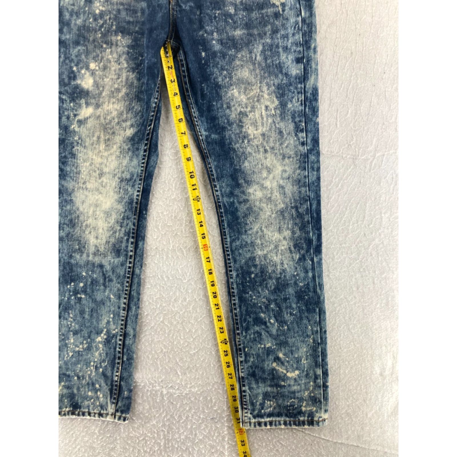 Vintage VINTAGE The Heritage By America Denim Jeans Mens 34x33 Regular Distressed Light Wash 5-Pocket USA Logo Grunge 90s Size US 34 / EU 50 - 3 Thumbnail