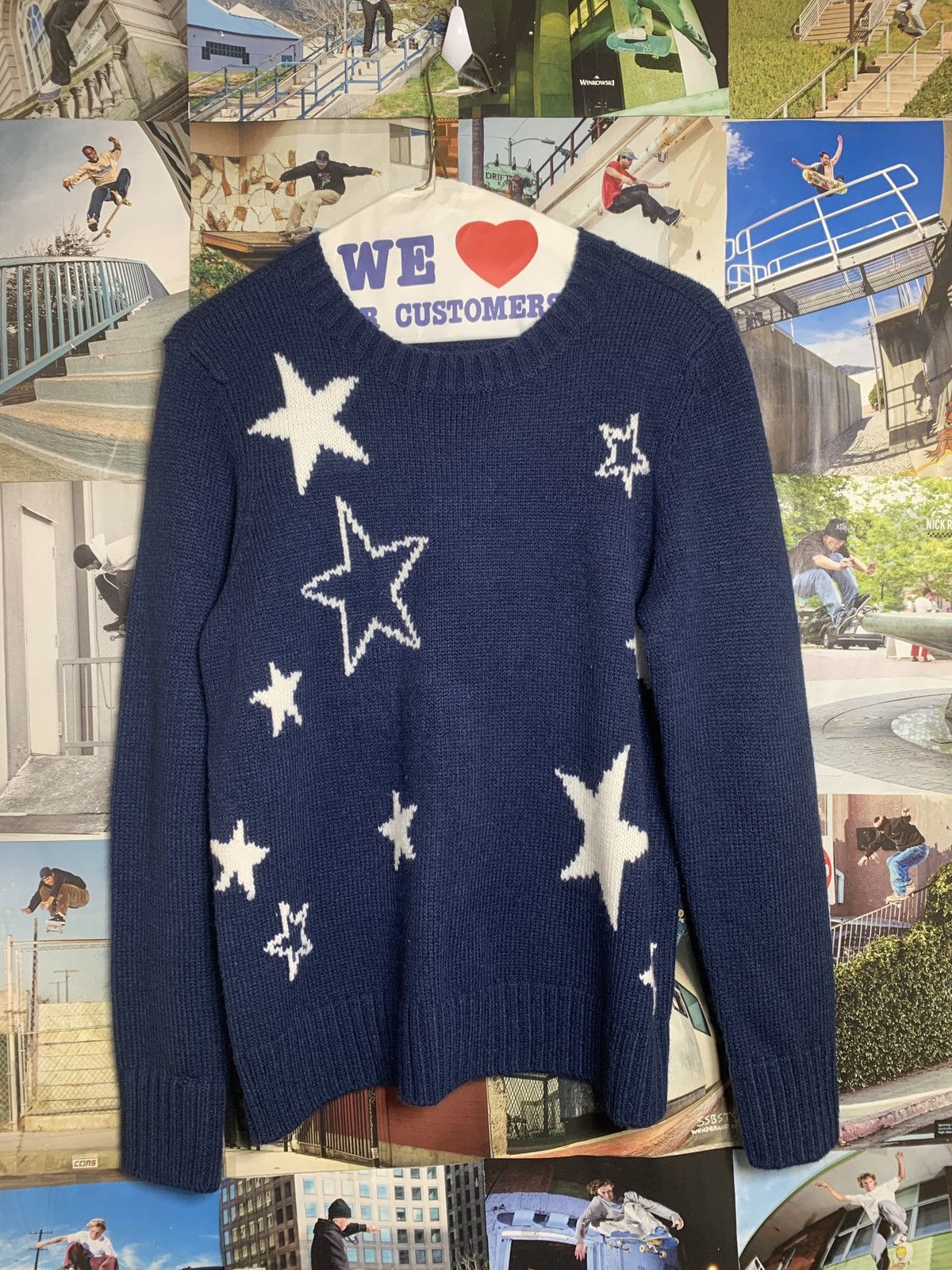 Vintage Y2K Stars Sweater Size M / US 6-8 / IT 42-44 - 1 Thumbnail