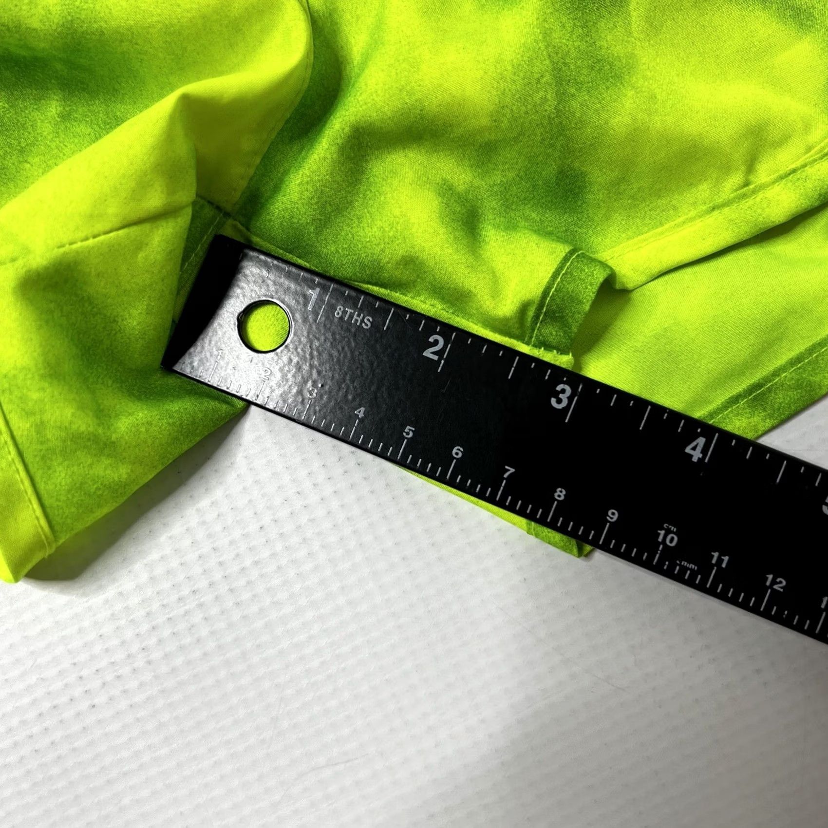 Nike Nike Dri Fit Tempo Running Shorts Womens XS Lined Green Yellow Nike Tempo Athletic Shirt? Size 26" / US 2 / IT 38 - 3 Thumbnail