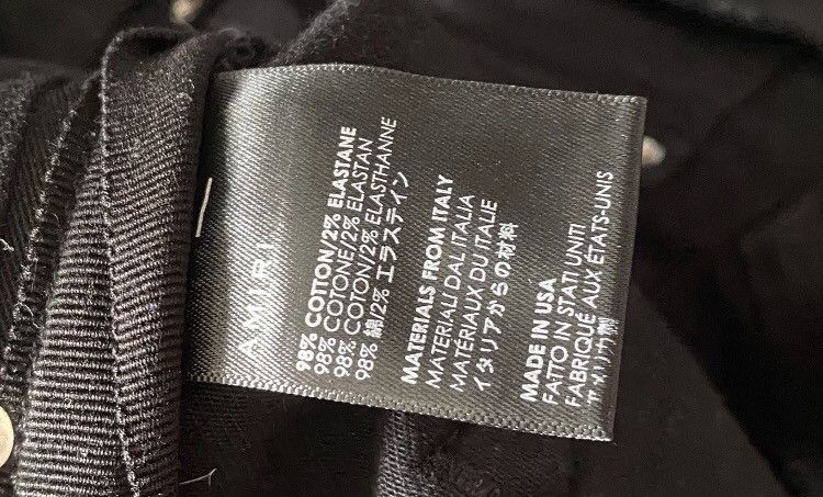Amiri Amiri jeans with diamonds jeans 2412-Nextarrow Size US 33 - 3 Thumbnail