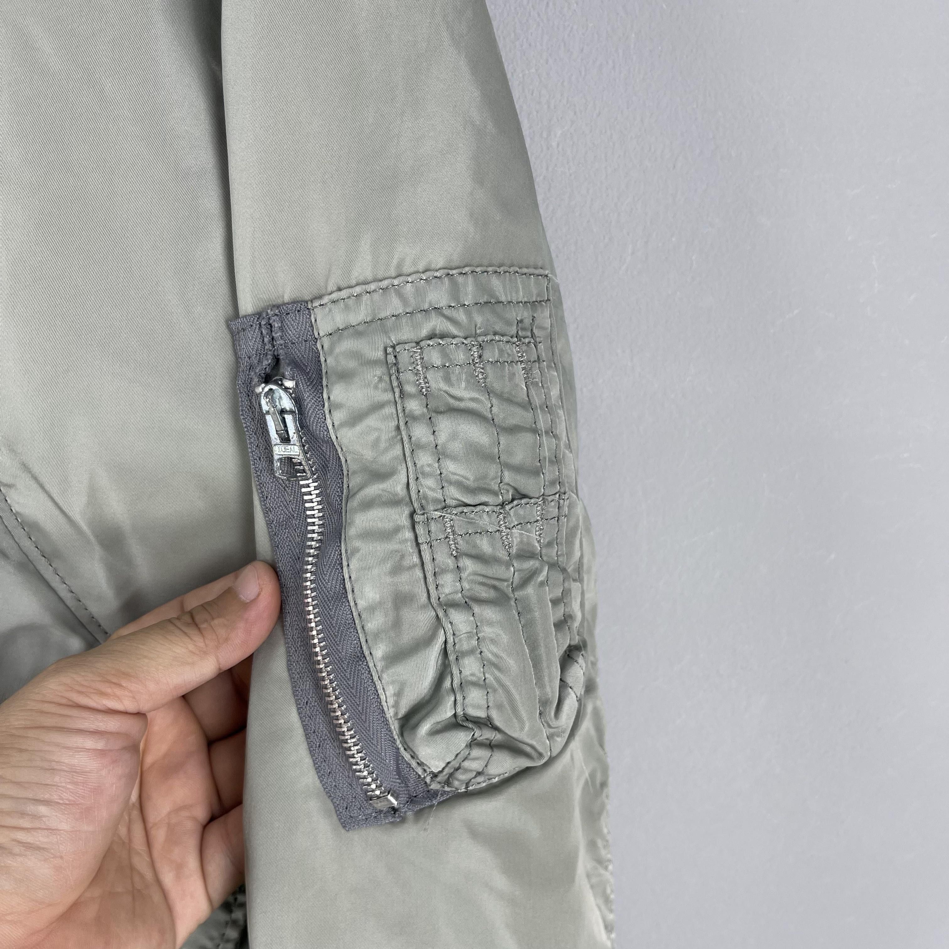 Alpha Industries Vintage 1980s ALPHA INDUSTRIES Ma-1 Bomber Flight Jacket Size US L / EU 52-54 / 3 - 3 Thumbnail