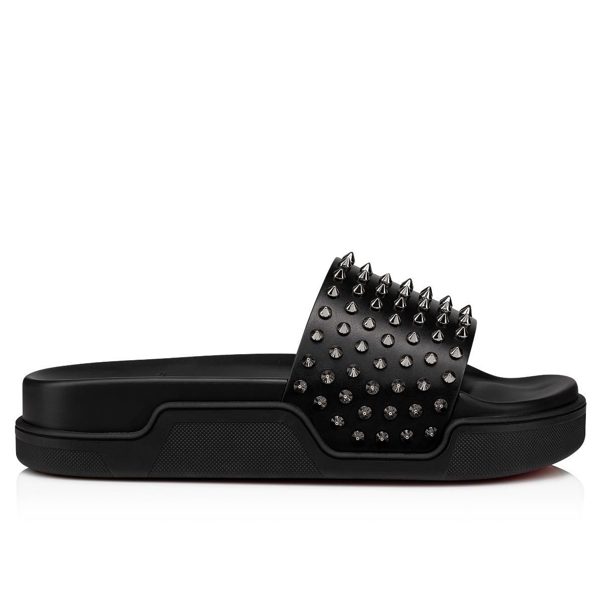 Christian Louboutin Pool Fun Black Size US 7 / EU 40 - 1 Thumbnail