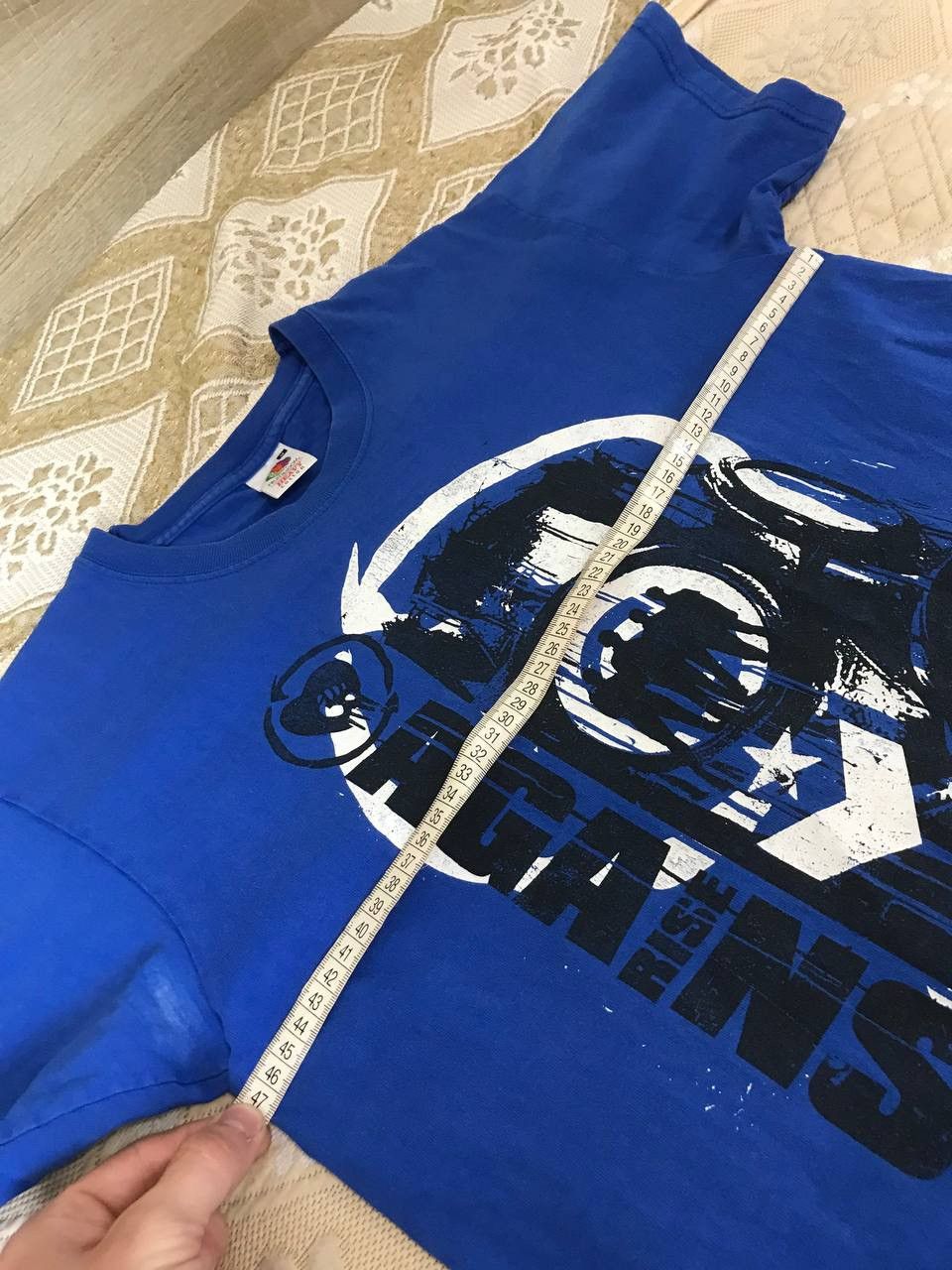 Band Tees 🔥 Rise Against Punk Rock Band Tee Shirt Vintage Blue Size US M / EU 48-50 / 2 - 11 Thumbnail