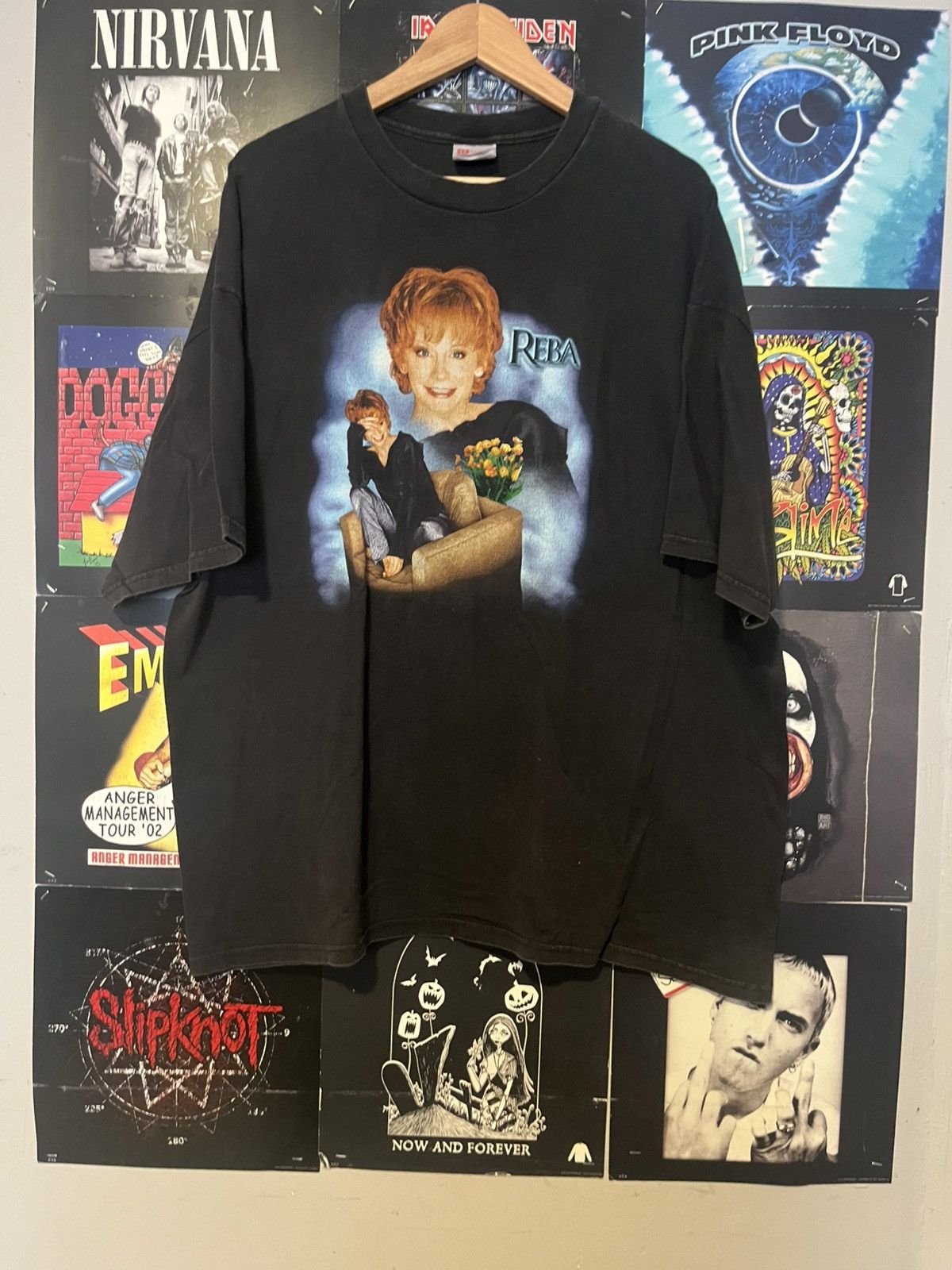 Hanes Vintage 90’ 2001 Reba Girls Night Out Tour Boxy Faded shirt Size US XXL / EU 58 / 5 - 1 Thumbnail