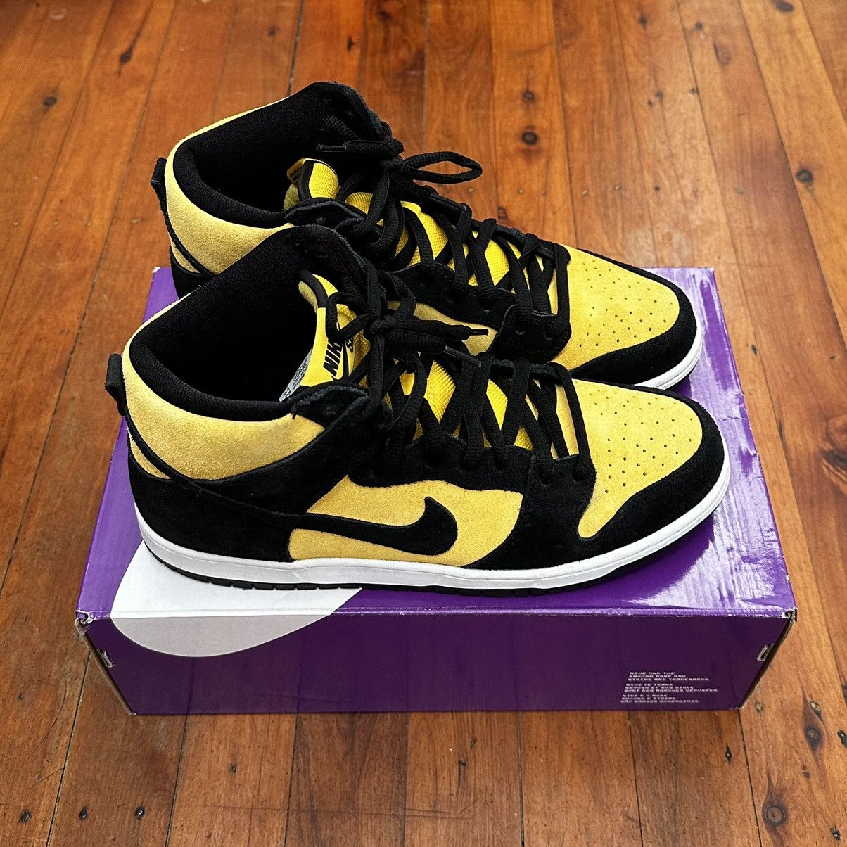 Nike Nike SB Dunk High Pro Reverse Goldenrod Size 11 Size US 11 / EU 44 - 3 Thumbnail