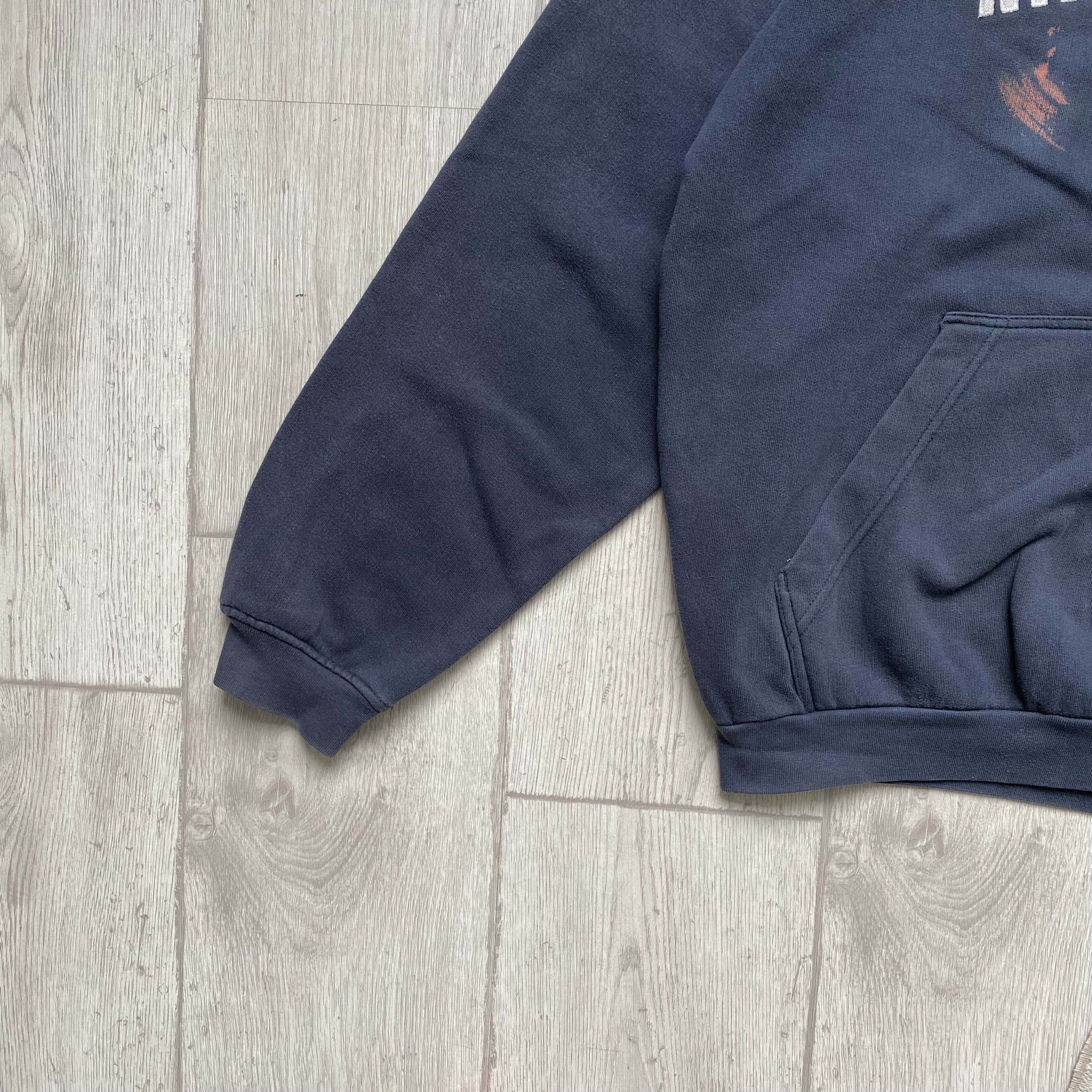 Nike 🦍 Vintage Faded Nike Athletic Boxy Hoodie mini swoosh Y2K Size US M / EU 48-50 / 2 - 4 Thumbnail
