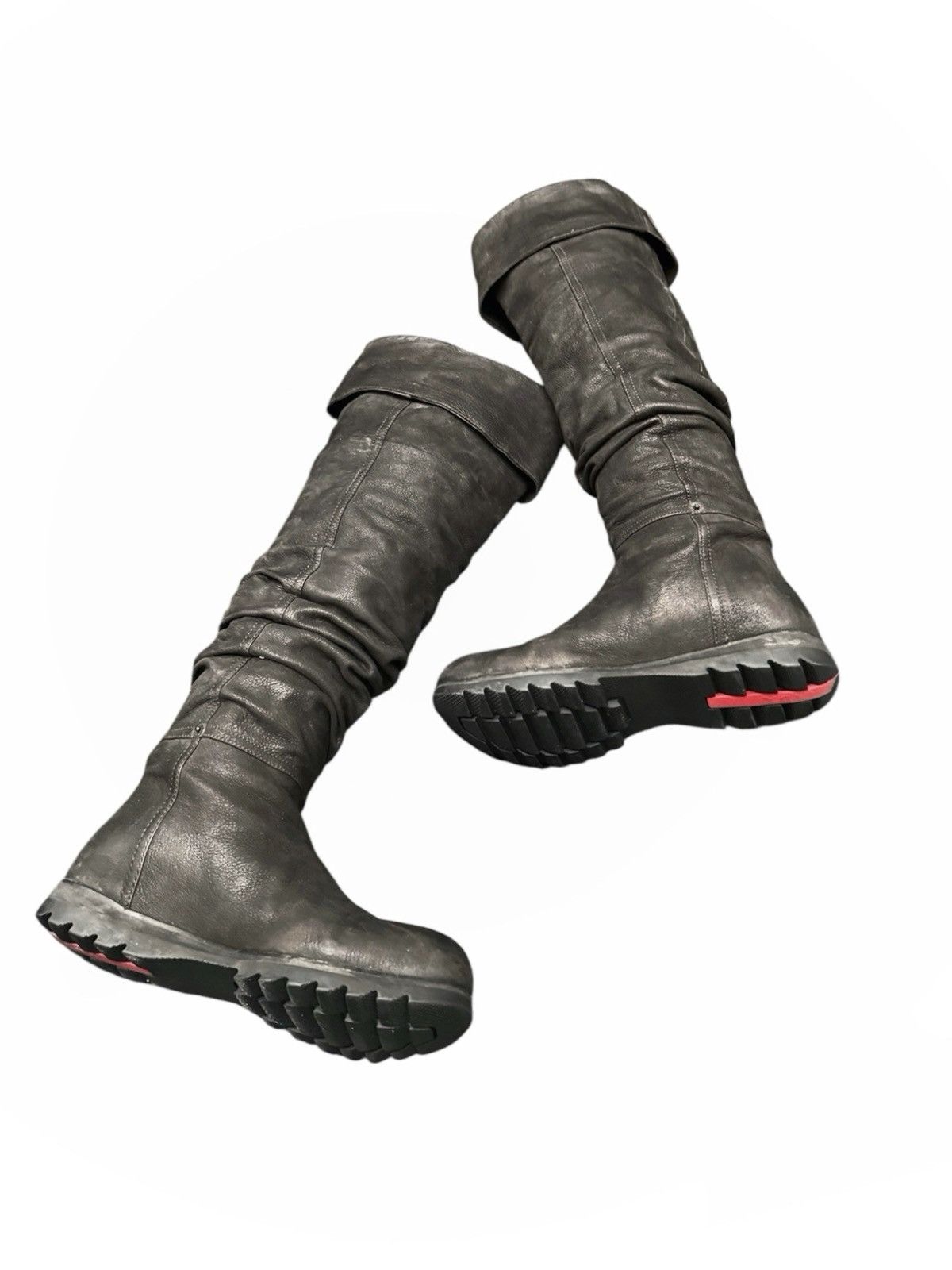 Prada Prada Archive draped boxer pirate boots Size US 8 / IT 38 - 2 Thumbnail