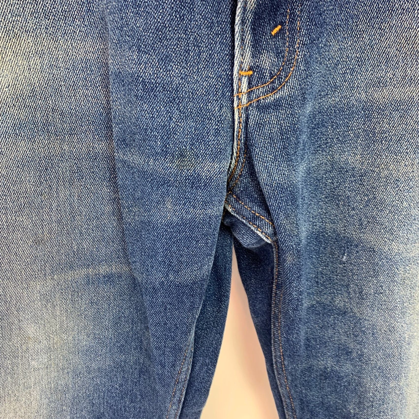 Levi's VINTAGE Levi's Action Jeans Orange Tab 42 x 32 Altered Denim Jeans Bootcut Men Regular Blue 27 Inseam 40 Waist 13 Rise Pockets Size US 40 / EU 56 - 3 Thumbnail