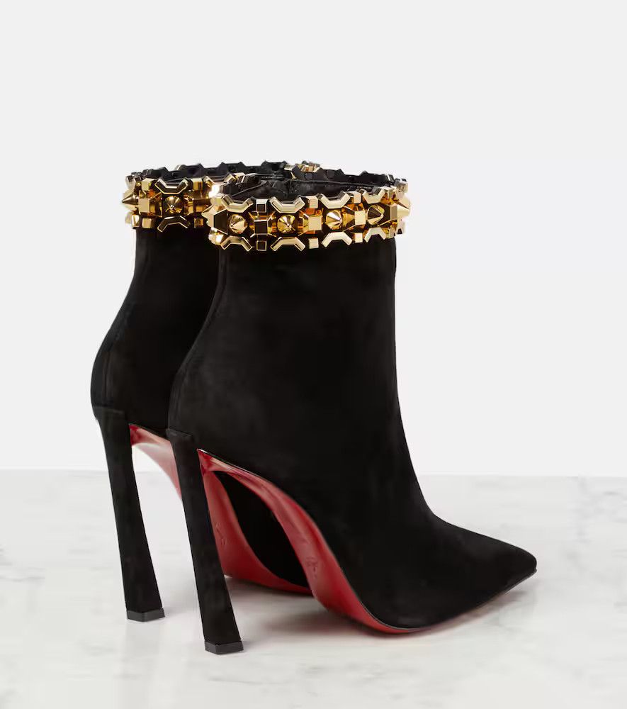 Christian Louboutin o1s1wg110924 Ankle Boots in Black Size US 10 / IT 40 - 2 Thumbnail