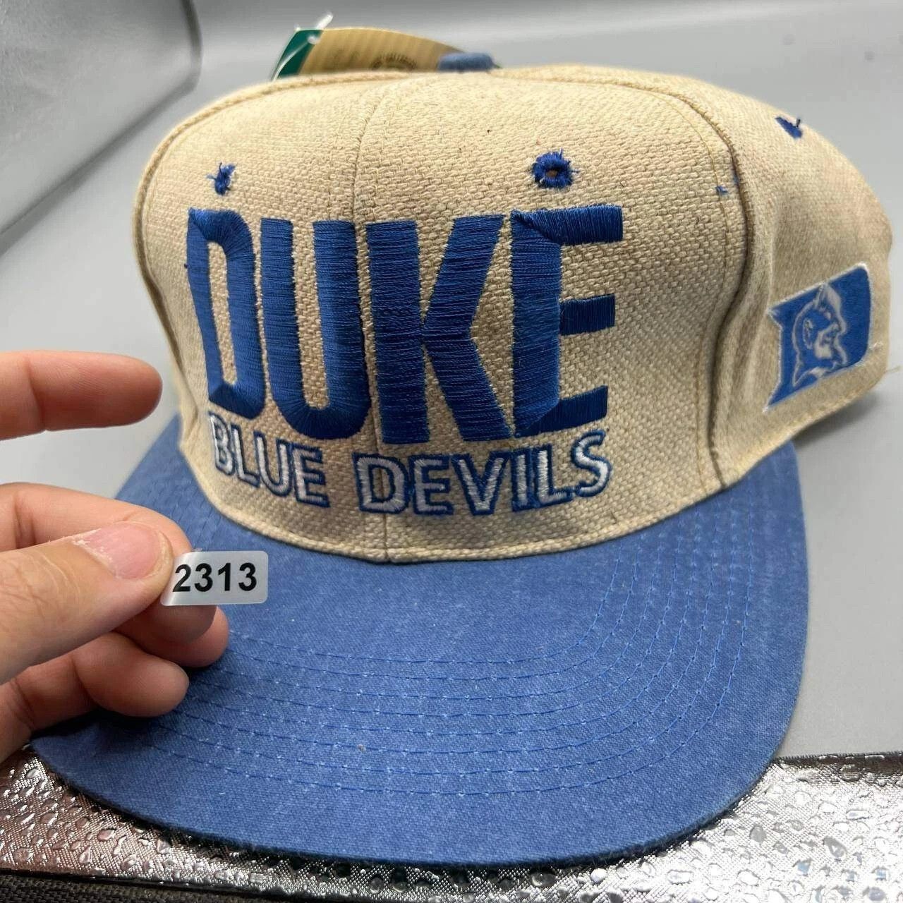 Signatures × Vintage Duke Blue Devils Hat Men Signatures NCAA Snap Back Cap New Size ONE SIZE - 3 Thumbnail