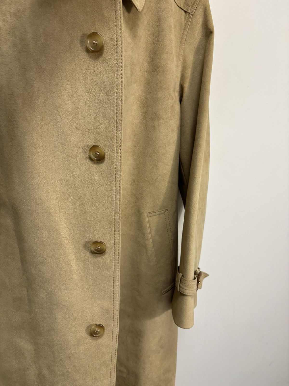 Schneiders Schneiders Salzburg Men’s Camel Alcantara Belted Long Coat Size US L / EU 52-54 / 3 - 14 Thumbnail