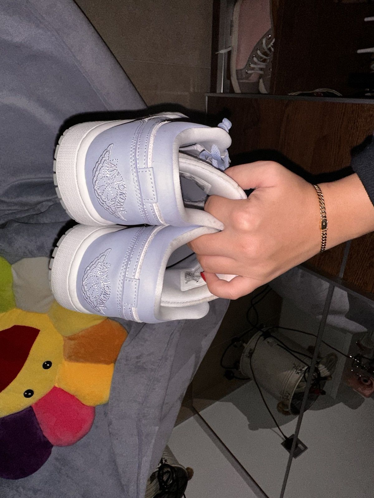 Nike (WMNS) Air Jordan 1 Low 'Aluminum' Size US 9 / IT 39 - 6 Thumbnail