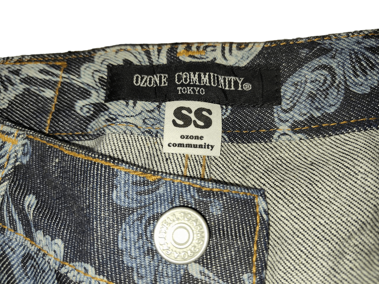 Hysteric Glamour ❎ Ozone Community Printed Flare Denim Size 26" / US 2 / IT 38 - 7 Thumbnail