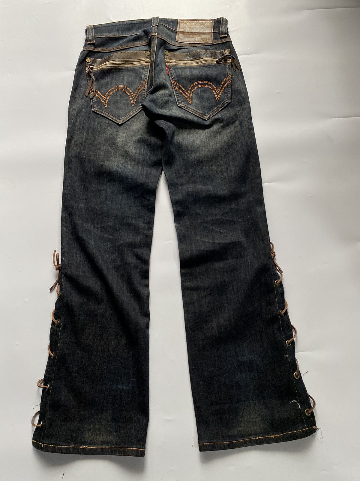 Edwin × Jean Lace up edwin flares wash pant japanese brand Size US 32 / EU 48 - 6 Thumbnail