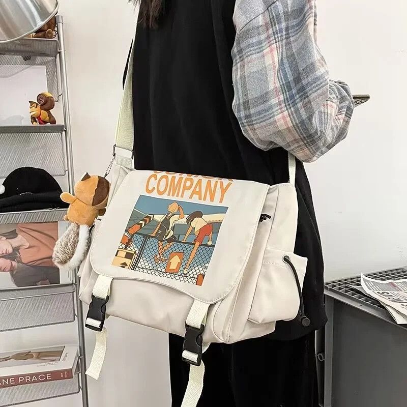 Japanese Brand Fashion y2k cartoon graphic shoulder messenger bag vintage Size ONE SIZE - 3 Thumbnail
