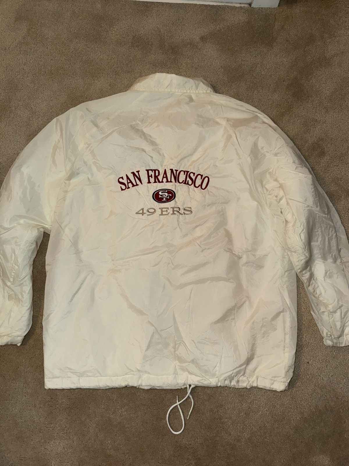 NFL SF 49ers 1990s Vintage Windbreaker Jacket Size US L / EU 52-54 / 3 - 8 Thumbnail