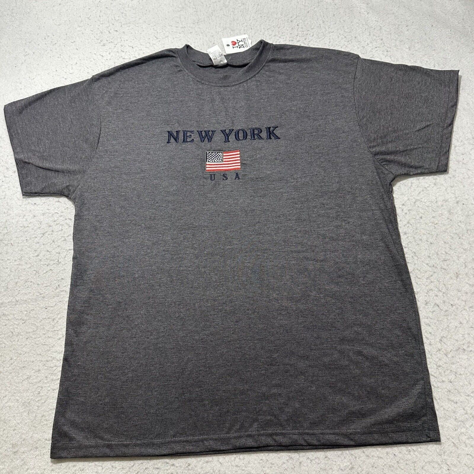 Other Matrix NY I Love New York XL Embroidered Graphic T Shirt Size US XL / EU 56 / 4 - 1 Thumbnail