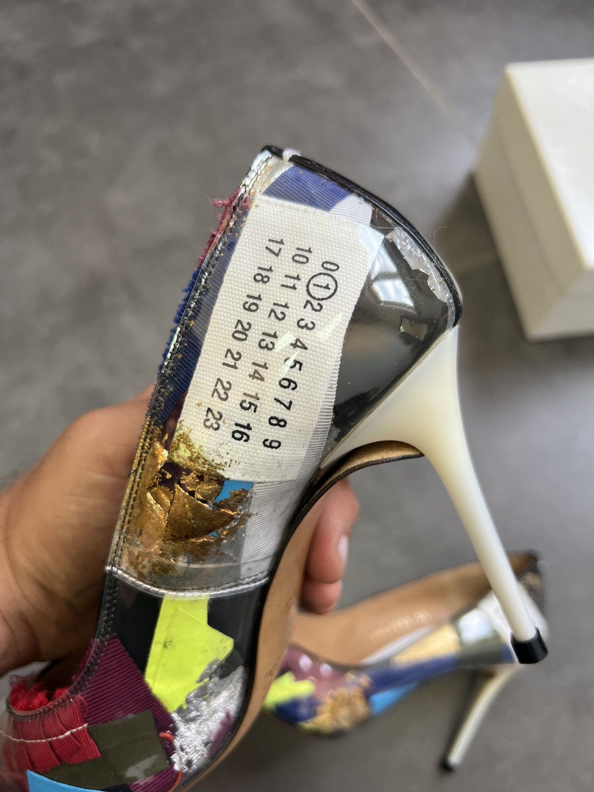 Maison Margiela SS17 Maison Margiela Limited Edition PVC transparent heels Size US 7 / IT 37 - 8 Thumbnail