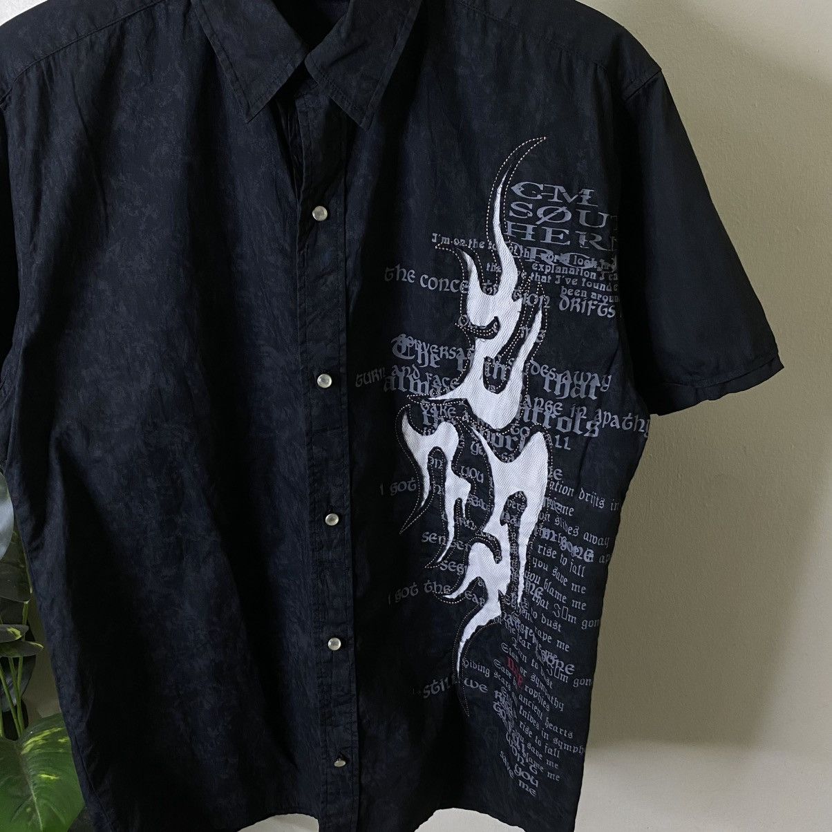 If Six Was Nine DJ Free Seditionaries Poem Cyber Gothic Punk Grunge LGB Size US L / EU 52-54 / 3 - 2 Thumbnail