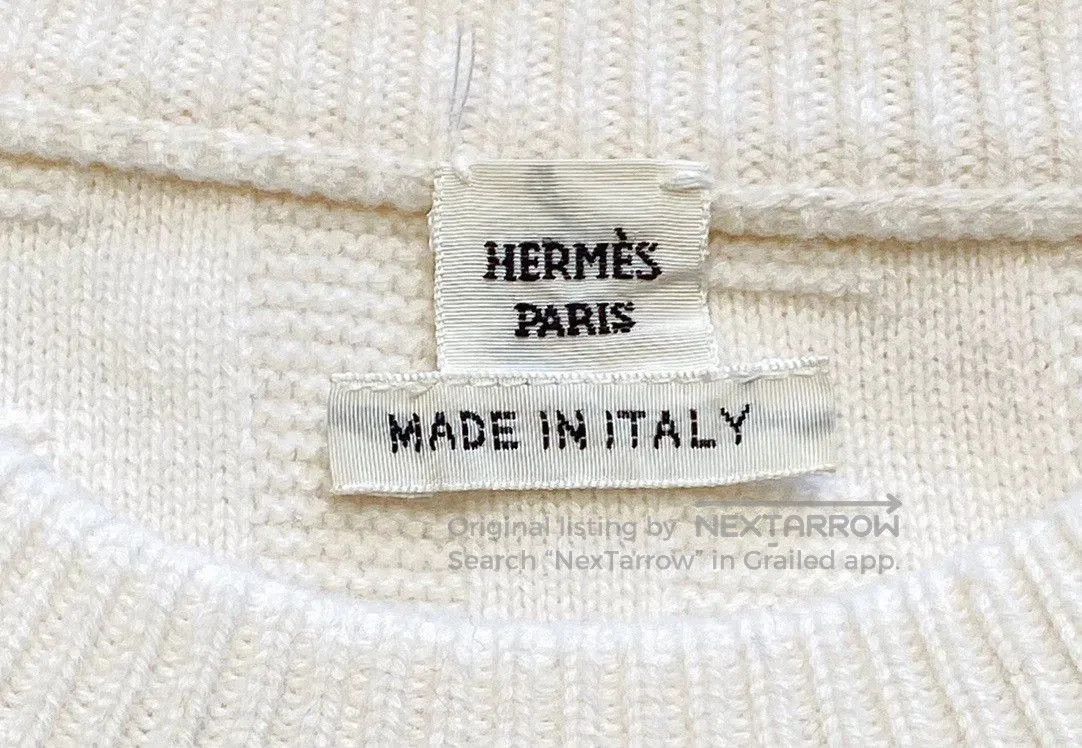 Hermes Hermes Beige Knit Sweater Size 36. Size US S / EU 44-46 / 1 - 6 Thumbnail