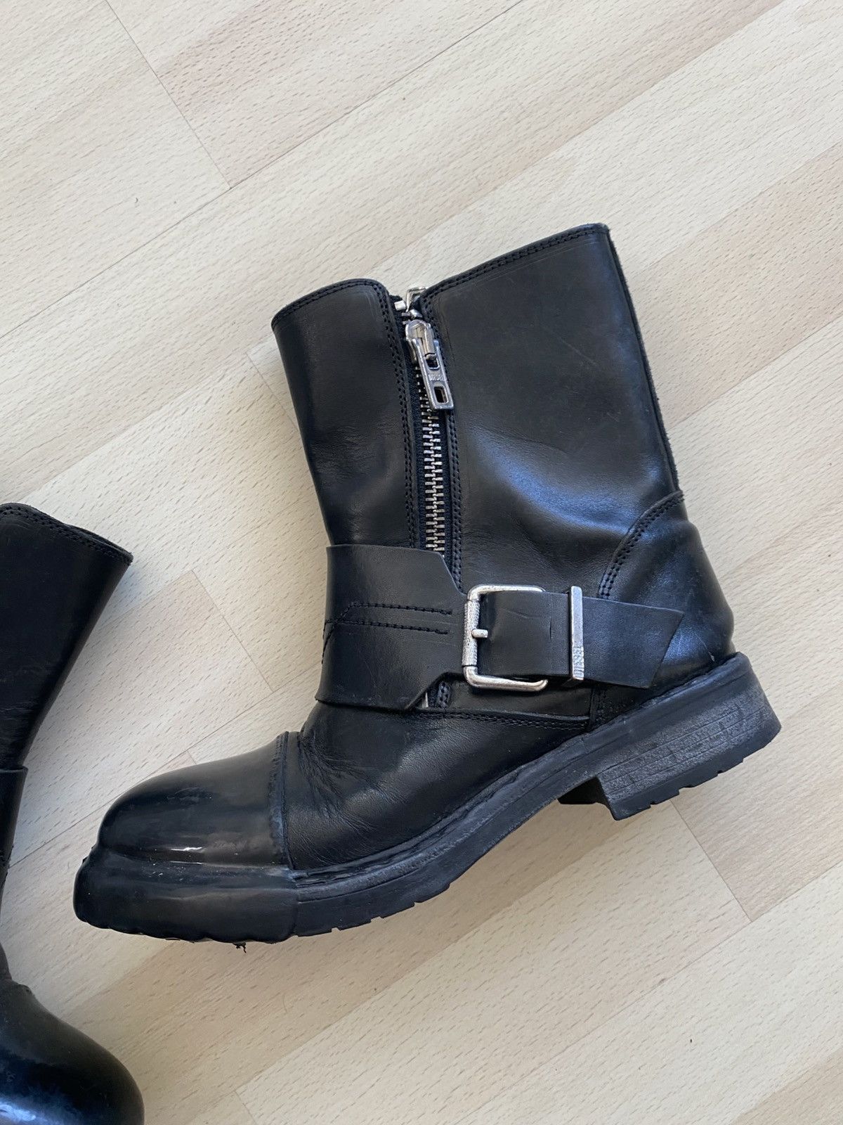 Diesel Diesel Melted Toe Avant-Garde Leather Boots Size US 9 / IT 39 - 2 Thumbnail