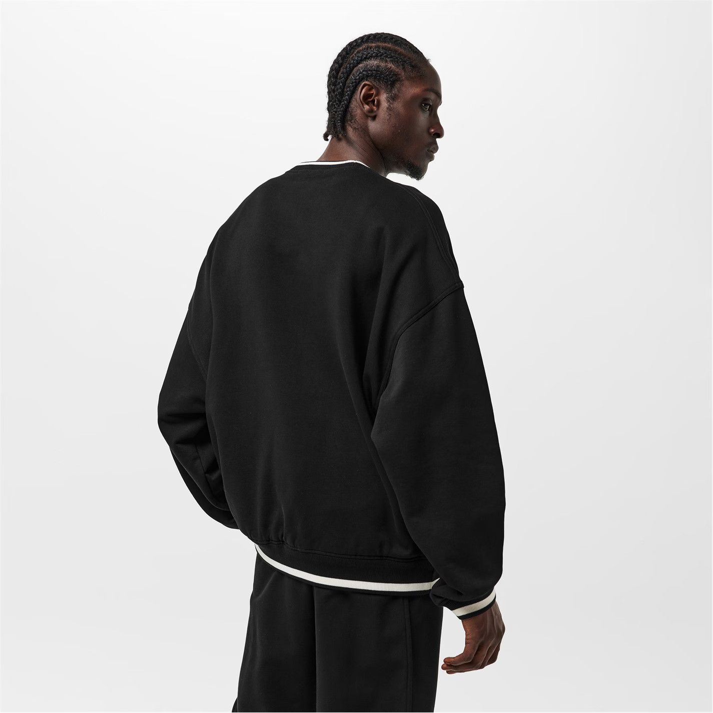 Dolce & Gabbana o1g2r1mq0426 Crew Neck Crew Sweatshirt in Nero Size US L / EU 52-54 / 3 - 3 Thumbnail