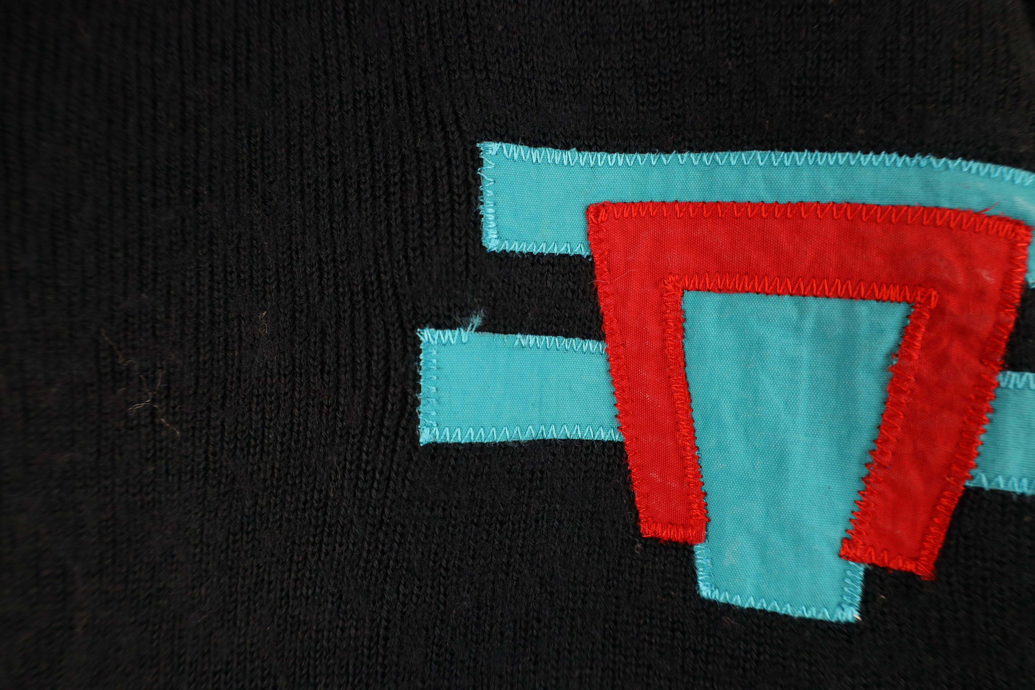 Vintage Vintage 90s Streetwear Wool Knit Southwestern Sweater Size L / US 10 / IT 46 - 5 Thumbnail