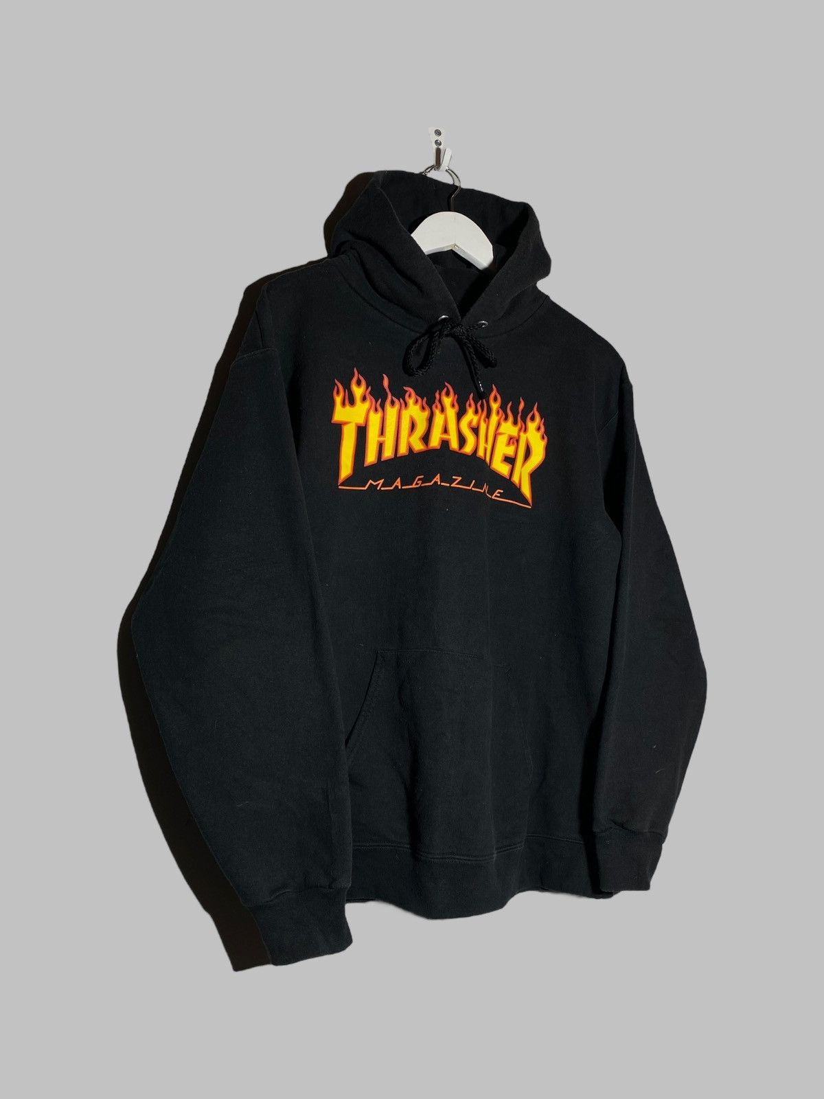 Thrasher 🔥 00s THRASHER FLAME LOGO HOODIE OG SKATEBOARD STYLE Y2K Size US S / EU 44-46 / 1 - 3 Thumbnail