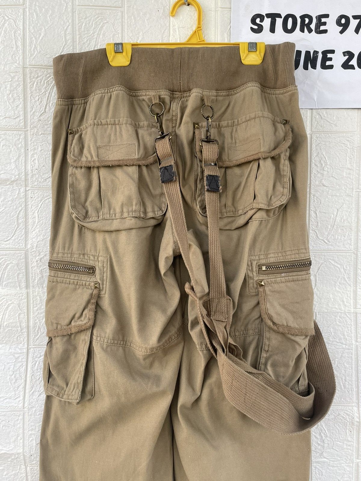 Japanese Brand Vintage Topism Parachute Bondage Cargo Pant Size US 30 / EU 46 - 11 Thumbnail