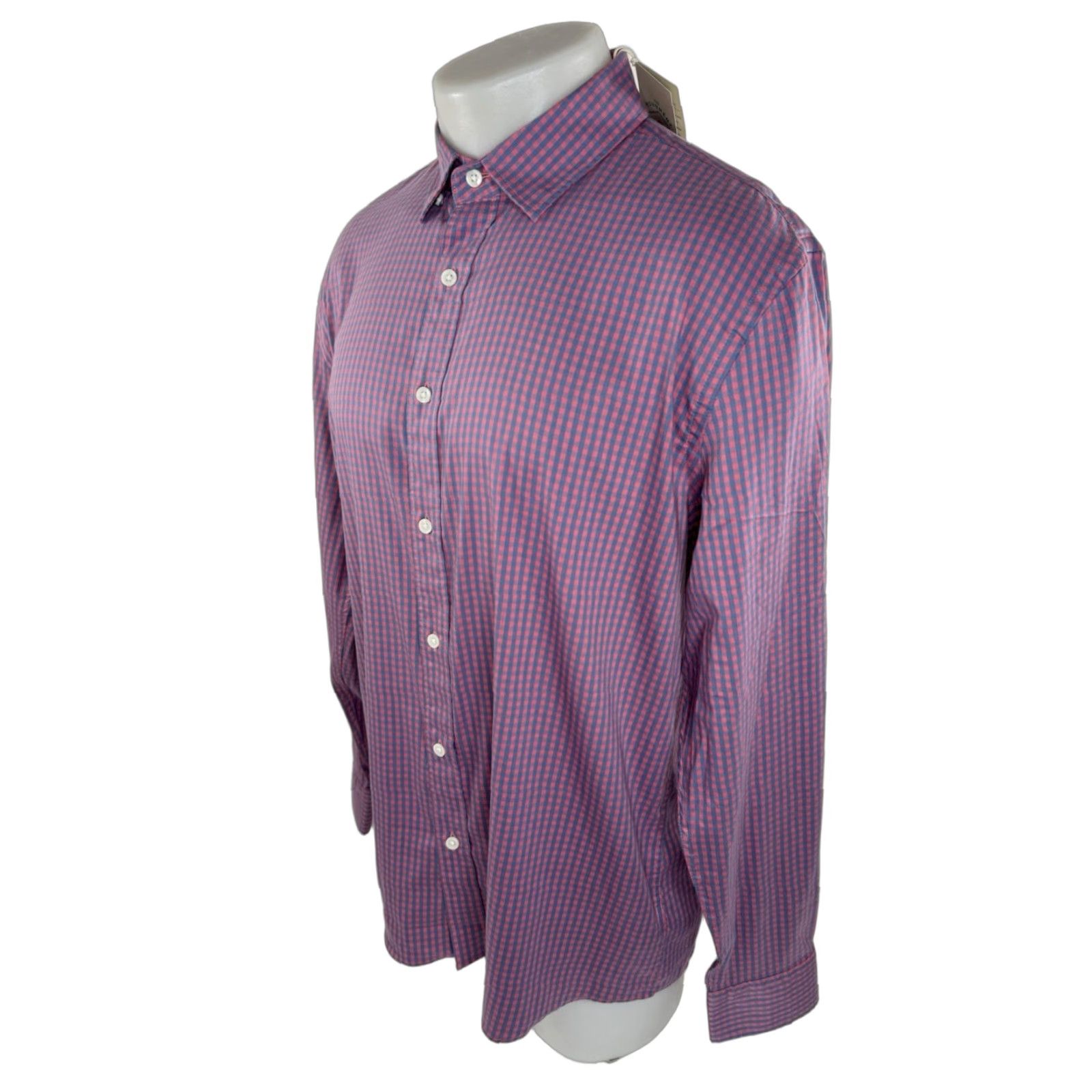 Faherty Faherty Plaid Check Movement Gingham Mens L Shirt Size US L / EU 52-54 / 3 - 1 Thumbnail