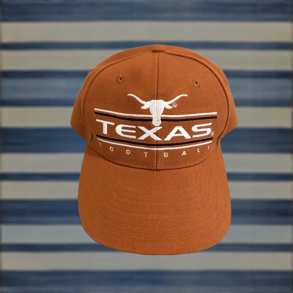 Reebok VINTAGE Reebok Hat Cap Wool Blend Texas Longhorns Snapback Orange One Size Men Baseball Cap Adjustable Football Hat Size ONE SIZE - 1 Thumbnail