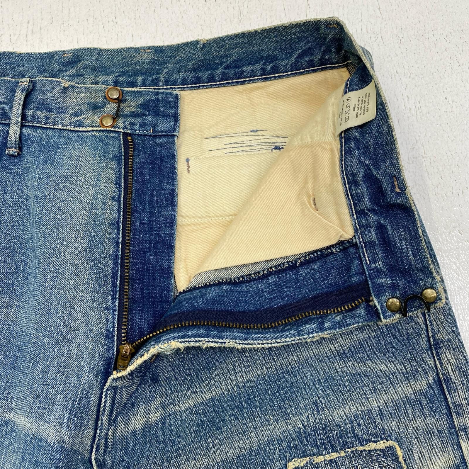 Kapital Distressed Sashiko Denim Size US 30 / EU 46 - 3 Thumbnail