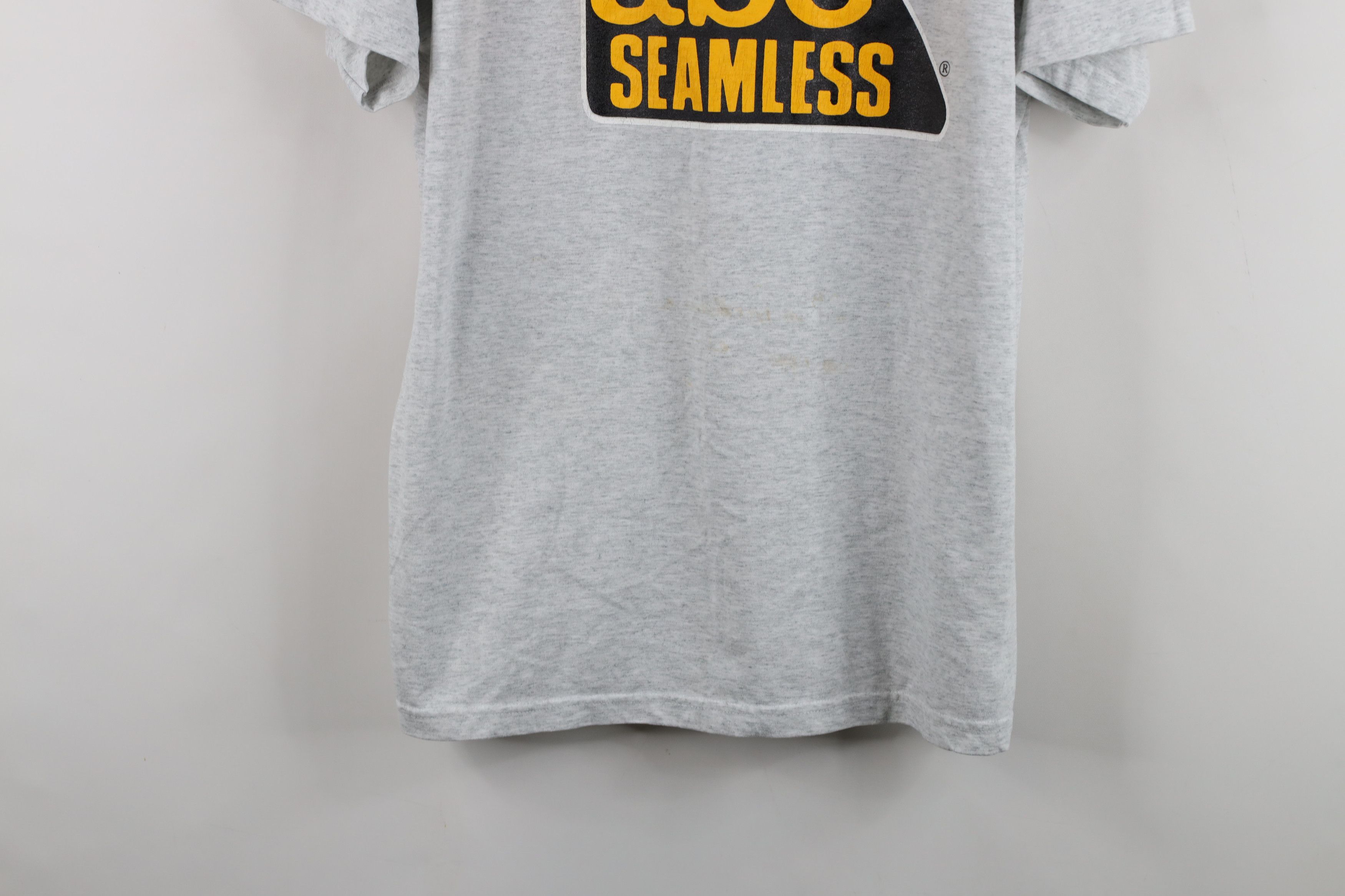 Vintage Vintage 90s ABC Seamless Siding Short Sleeve T-Shirt Gray Size US XL / EU 56 / 4 - 3 Thumbnail
