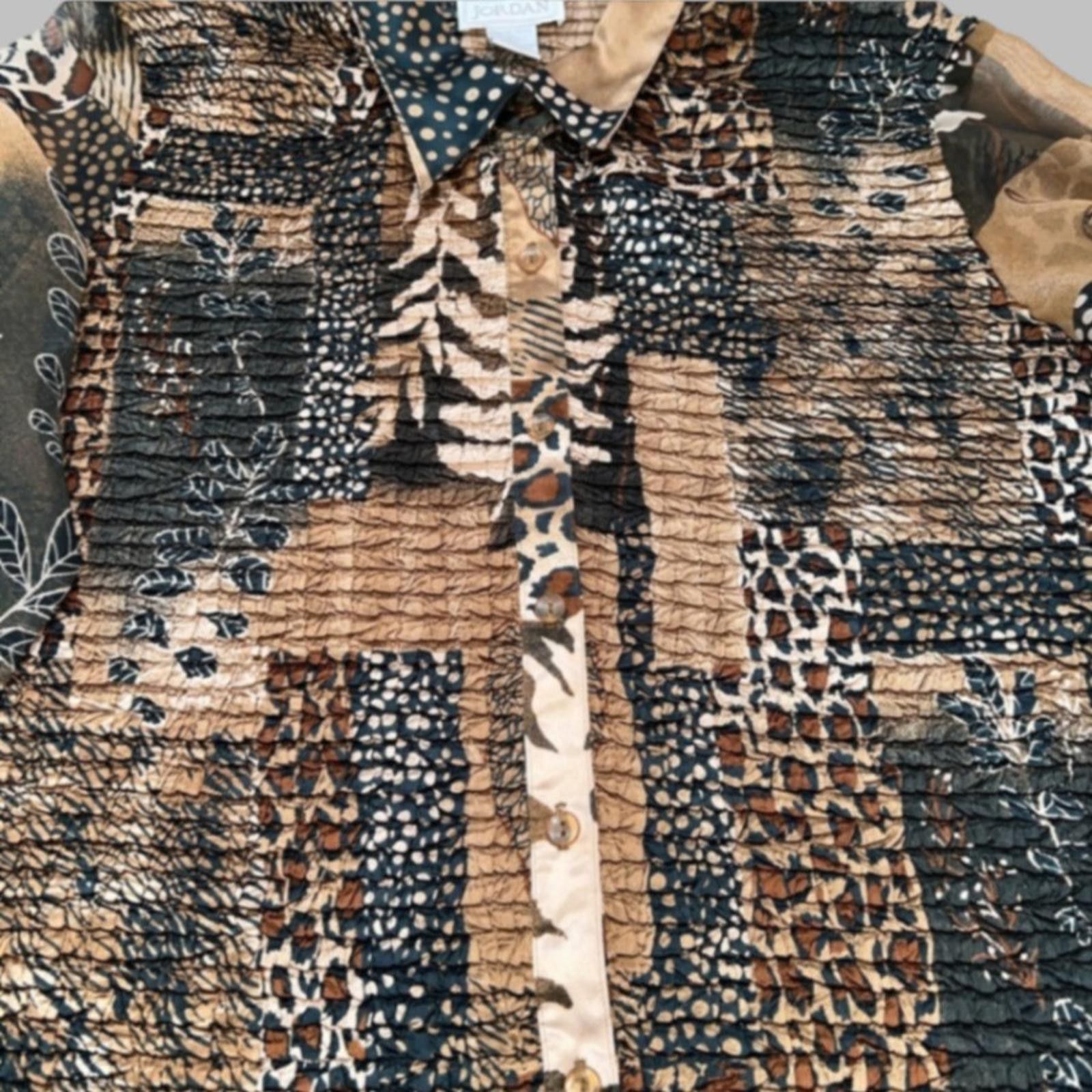 Jordan Brand Jordan Mixed Animal Print Patchwork Plisse Womens XL Size XL / US 12-14 / IT 48-50 - 7 Thumbnail