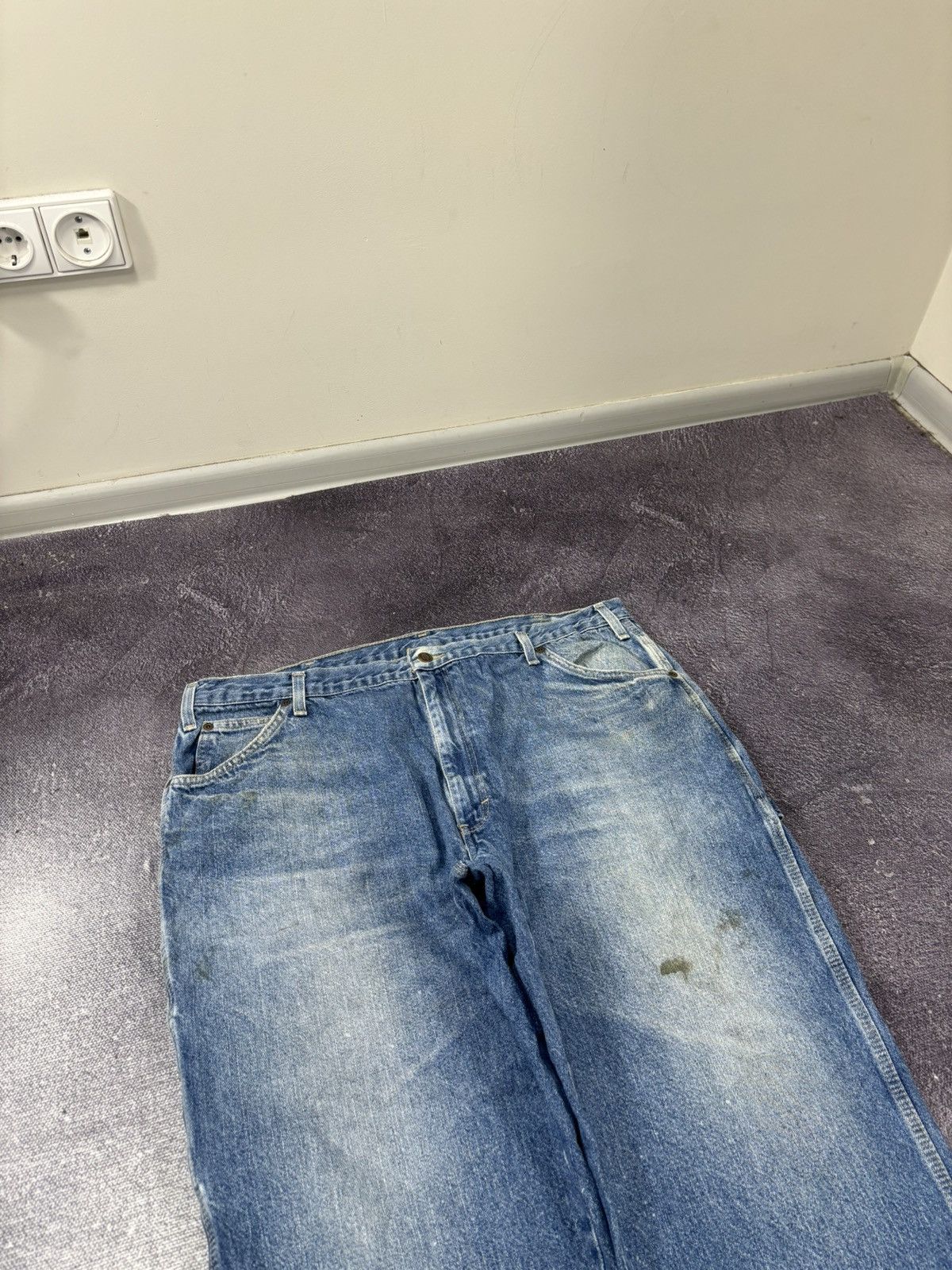 Dickies Vintage Dickies Y2K Faded Blue Denim USA Hype Baggy Jeans Size US 42 / EU 58 - 9 Thumbnail