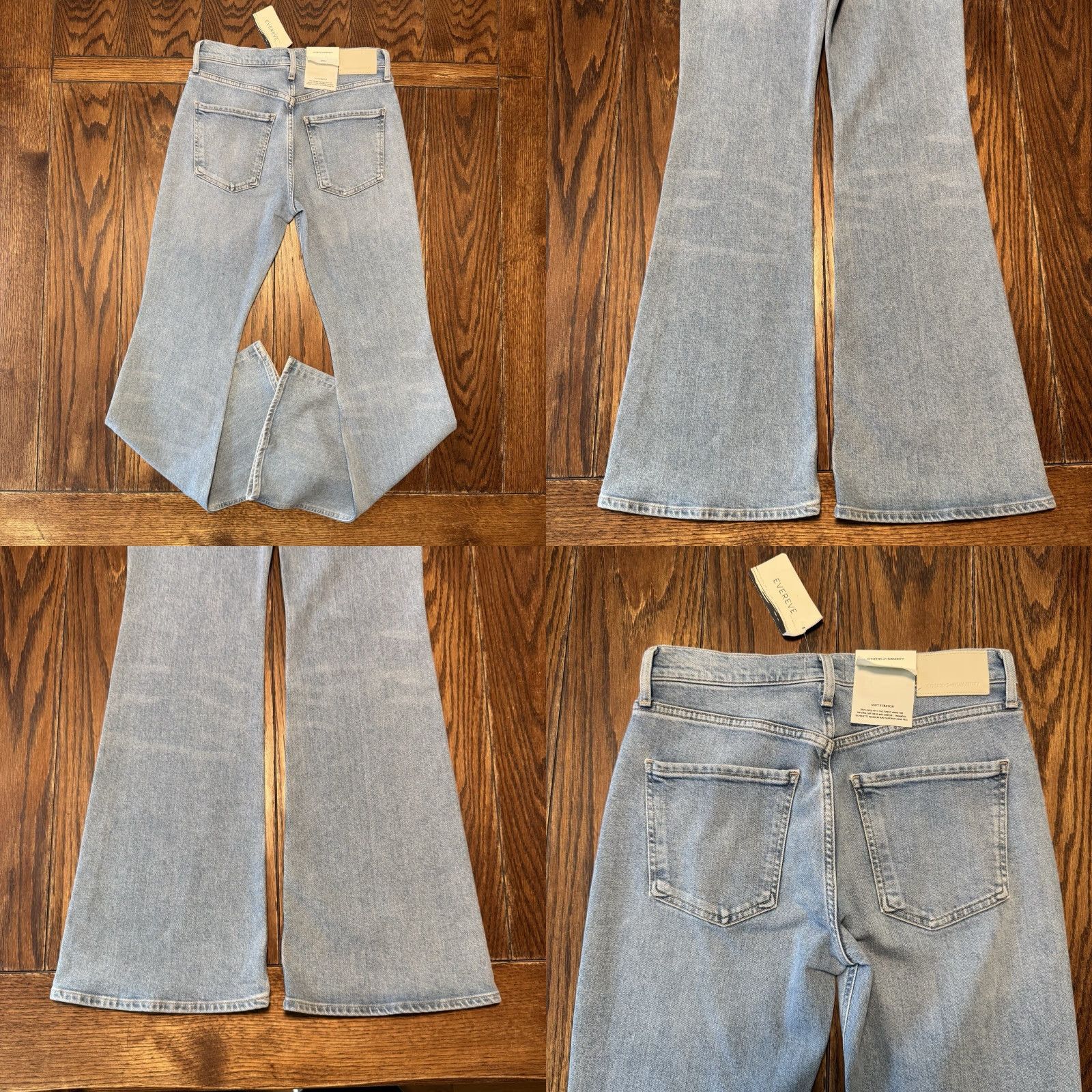 Citizens Of Humanity Citizen’s of Humanity Jeans Isola Size 26 Flared Blue Pegasus Light Wash New Size 26" / US 2 / IT 38 - 8 Thumbnail