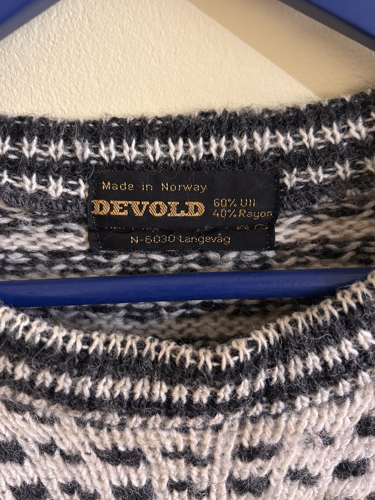 Other DEVOLD NORWAY WOOL SWEATER Size US L / EU 52-54 / 3 - 3 Thumbnail