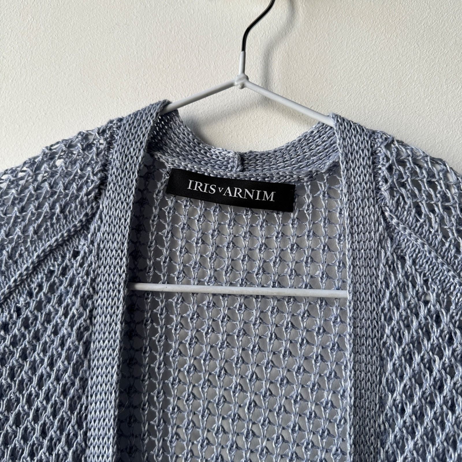 Iris von Arnim Iris von Arnim Linen Knit Luxury Cardigan Sweater 9442AC Size XS / US 0-2 / IT 36-38 - 2 Thumbnail
