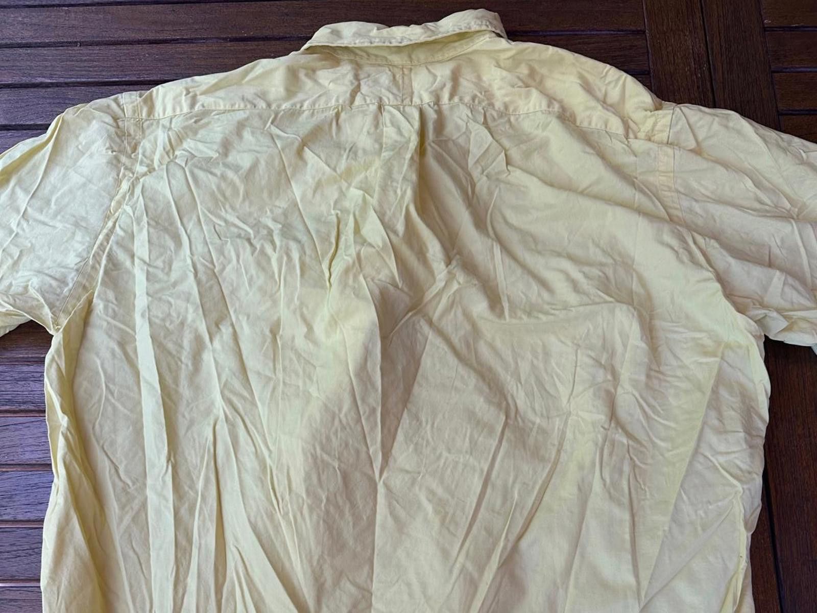 Polo Ralph Lauren Ralph Lauren Classic Fit Yellow Oxford Shirt XL Pony Logo Size US XL / EU 56 / 4 - 3 Thumbnail